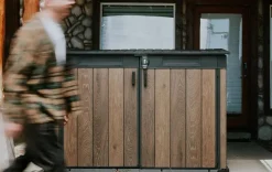 Signature Horizontal Storage Shed - Walnut Brown