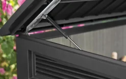 Signature Horizontal Storage Shed - Walnut Brown