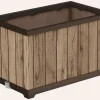 Signature Rectangular Planter - Pine Brown