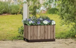 Signature Rectangular Planter - Pine Brown