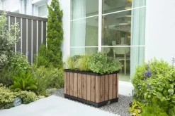 Signature Rectangular Planter - Pine Brown