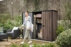 Signature Vertical Storage Shed - Rosewood Brown