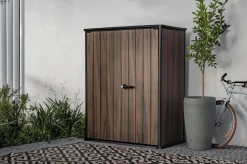 Signature Vertical Storage Shed - Rosewood Brown