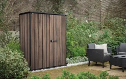 Signature Vertical Storage Shed - Rosewood Brown