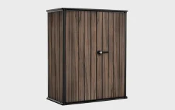 Signature Vertical Storage Shed - Rosewood Brown