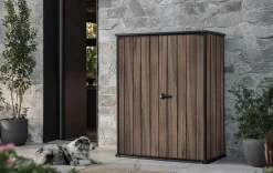 Signature Vertical Storage Shed - Rosewood Brown