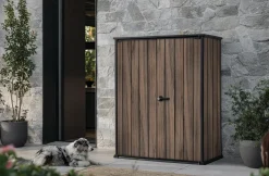 Signature Vertical Storage Shed - Rosewood Brown