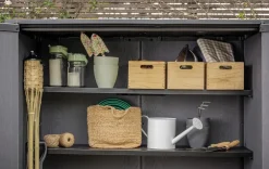 Signature Vertical Storage Shed - Walnut Brown