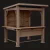 Signature 7.5x6.5 Bar Gazebo - Pine Brown