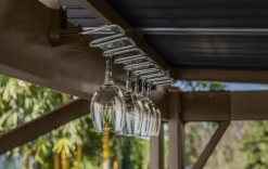 Signature 7.5x6.5 Bar Gazebo - Pine Brown