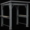 Signature 8x6.5 Grill Gazebo - Ashwood Brown
