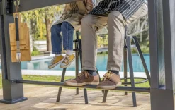 Signature 8x6.5 Grill Gazebo - Ashwood Brown