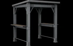 Signature 8x6.5 Grill Gazebo - Rosewood Brown