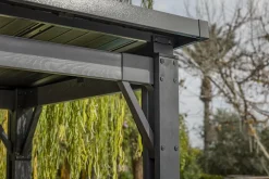 Signature 8x6.5 Grill Gazebo - Rosewood Brown