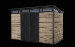 Signature 11x7 Storage Shed - Ashwood Brown