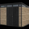 Signature 9x7 Storage Shed - Ashwood Brown