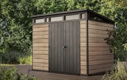 Signature 9x7 Storage Shed - Ashwood Brown