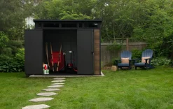 Signature 9x7 Storage Shed - Walnut Brown