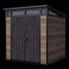 Signature 7x7 Storage Shed - Walnut Brown