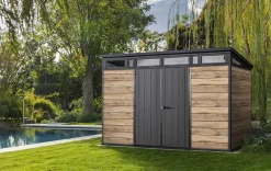 Signature 11x7 Storage Shed - Pine Brown