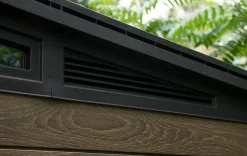 Signature 11x7 Storage Shed - Walnut Brown