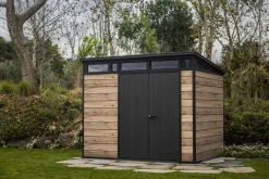 Signature 9x7 Storage Shed - Pine Brown