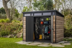 Signature 9x7 Storage Shed - Pine Brown