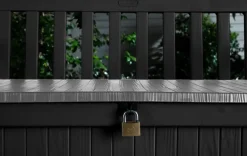 Solana 70 Gallon Outdoor Storage Bench - Grey