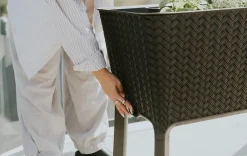 Splendor 31.7 Gallon Elevated Garden Bed - Brown