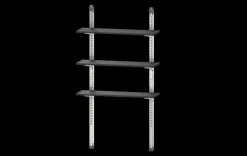 Storage Shed Shelf Kit 40 Inch - Black