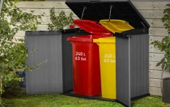 Store-It-Out Darwin Storage Shed - Graphite