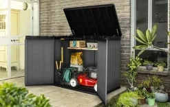 Store-It-Out Darwin Storage Shed - Graphite