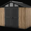 Stronghold 10x8 Storage Shed - Oak Brown