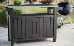 Unity XL Outdoor Kitchen Cart with Storage - Brown