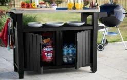 Unity XL Outdoor Kitchen Cart with Storage - Graphite
