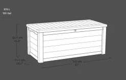 Westwood 150 Gallon Deck Box - Beige